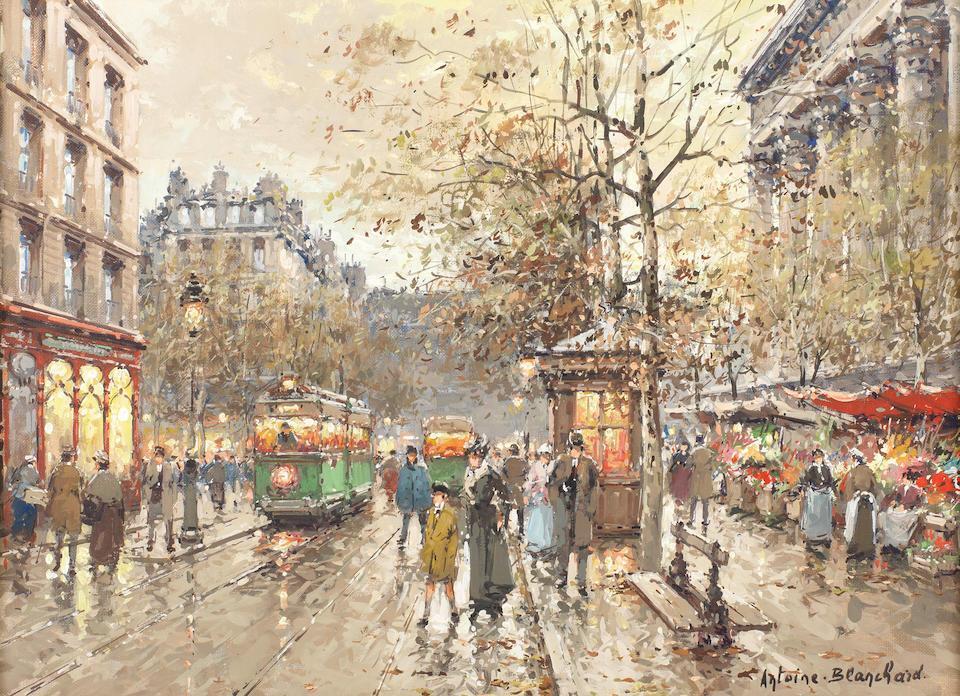 Parisian flower market