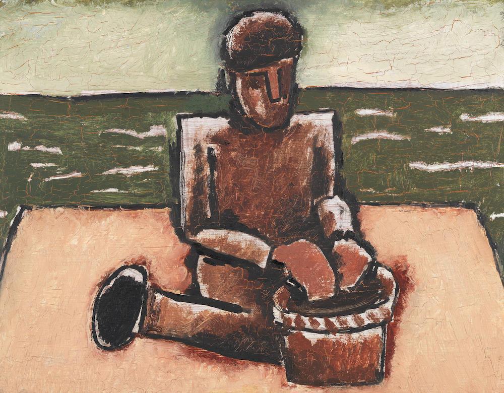 Fisherman With Basket