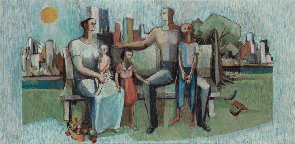 Family in Cityscape (Family Group - Cityscape)
