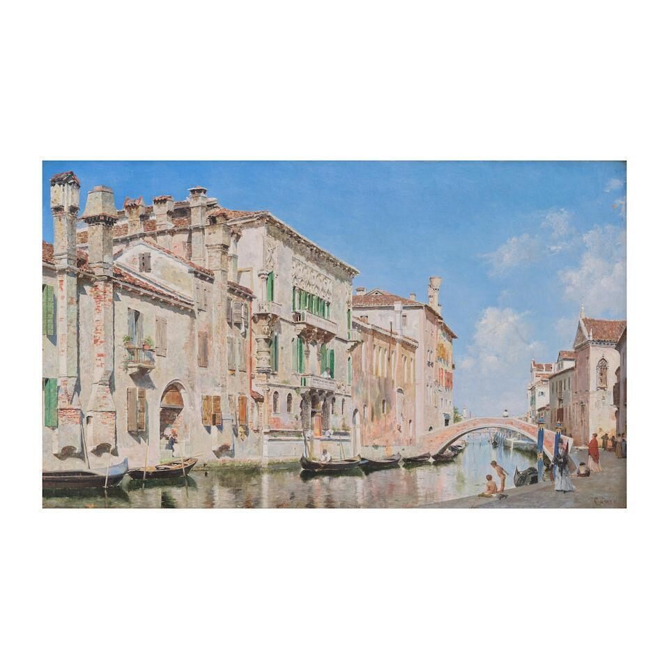 Vue d'un canal de Venise
