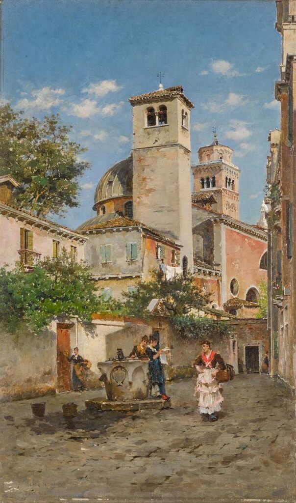 Meeting at the Well, Venice