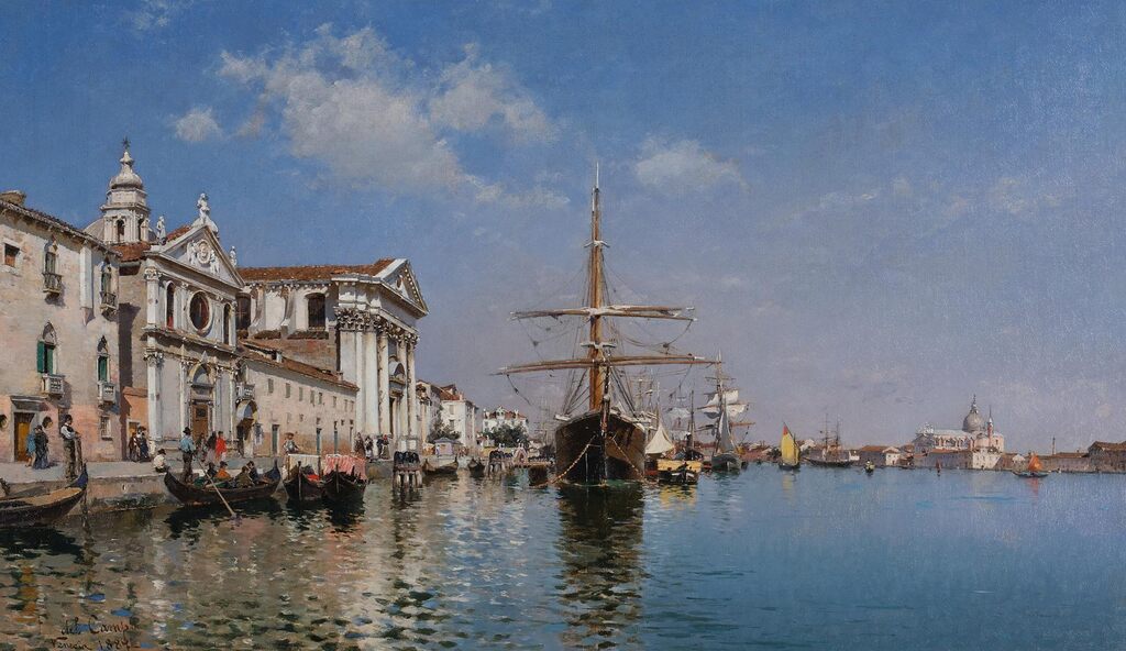 La Chiesa Gesuati from the Canale della Giudecca, Venice