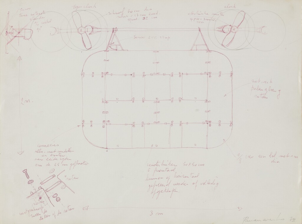 Untitled (Study for Delta Man Powered Aeroplane)