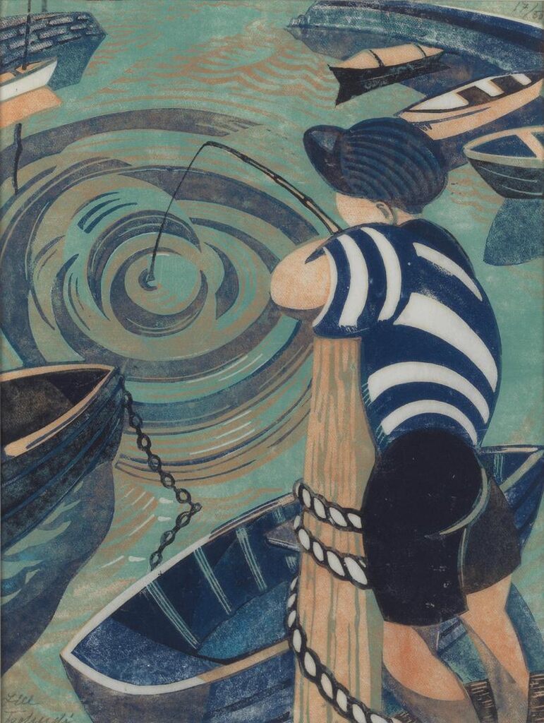 Fischender Knabe (Boy fishing) (Not in Coppel)