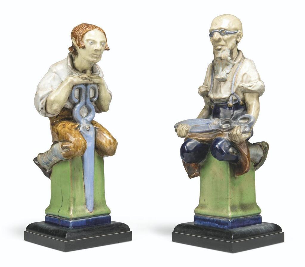 Two Doulton Lambeth