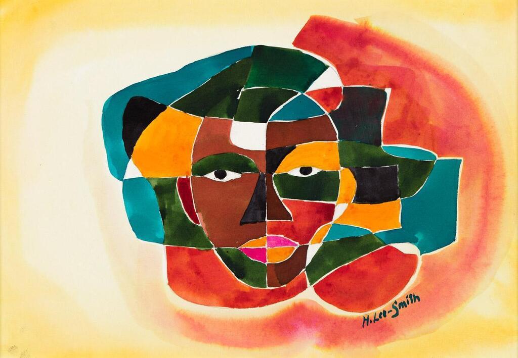 Untitled (Abstract Colored Mask I)