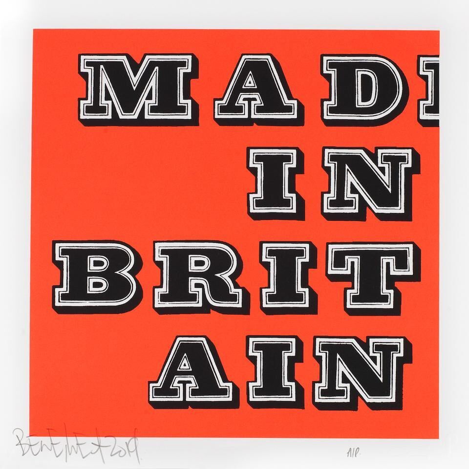 Mad in Britain (Fluro Orange, Gold & Blue)
