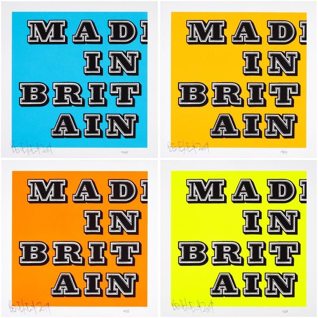 Mad in Britain (Blue; Orange; Fluro Yellow; and Fluro Orange)