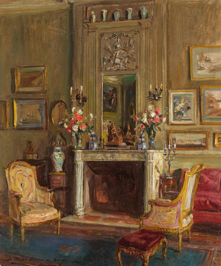 The New York Salon of Miss Elsie de Wolfe (Le Salon New Yorkais de Miss Elsie de Wolfe)