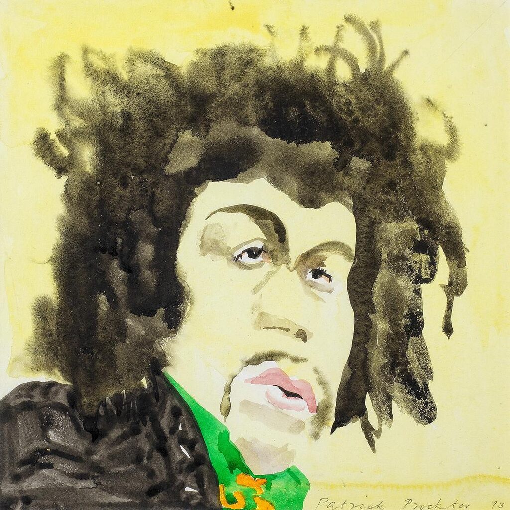 Portrait of Jimi Hendrix