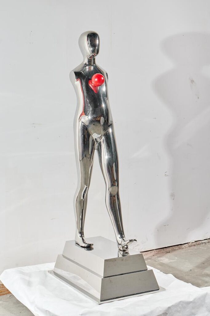 Study/Falling Man (Walking Figure #2)