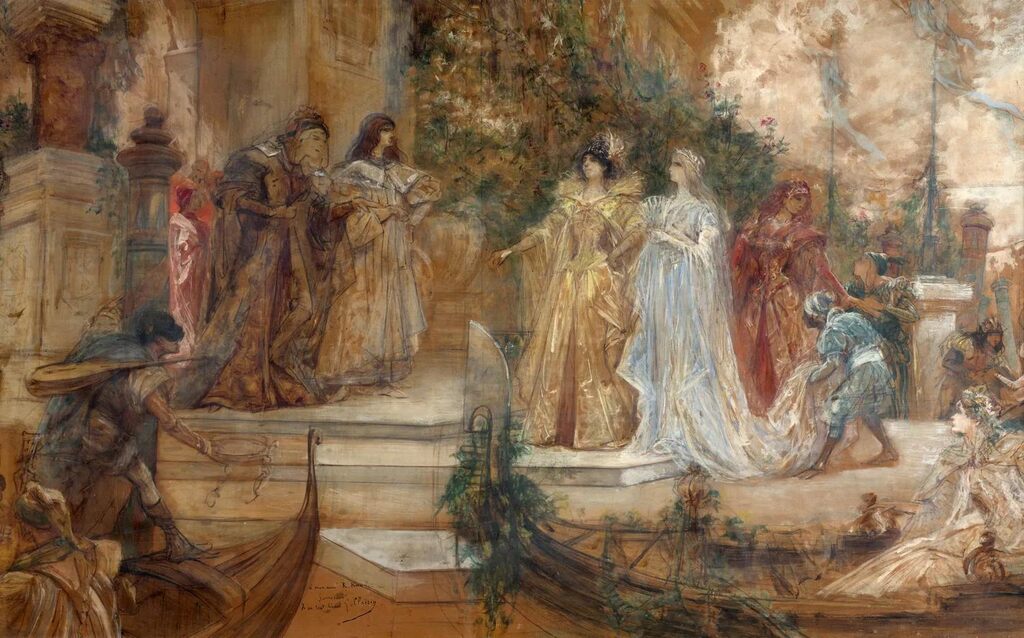 Sarah Bernhardt in "The Merchant of Venice"