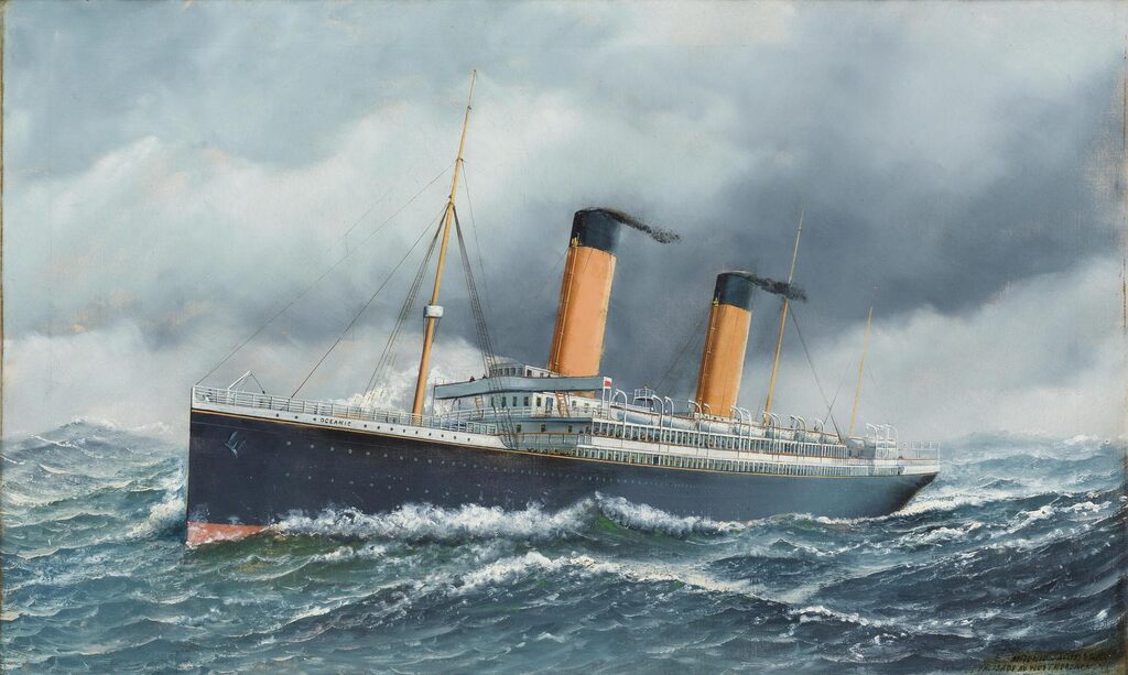 The White Star liner RMS Oceanic