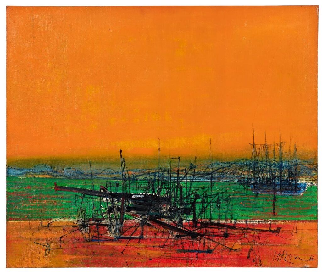Paysage, bord de mer