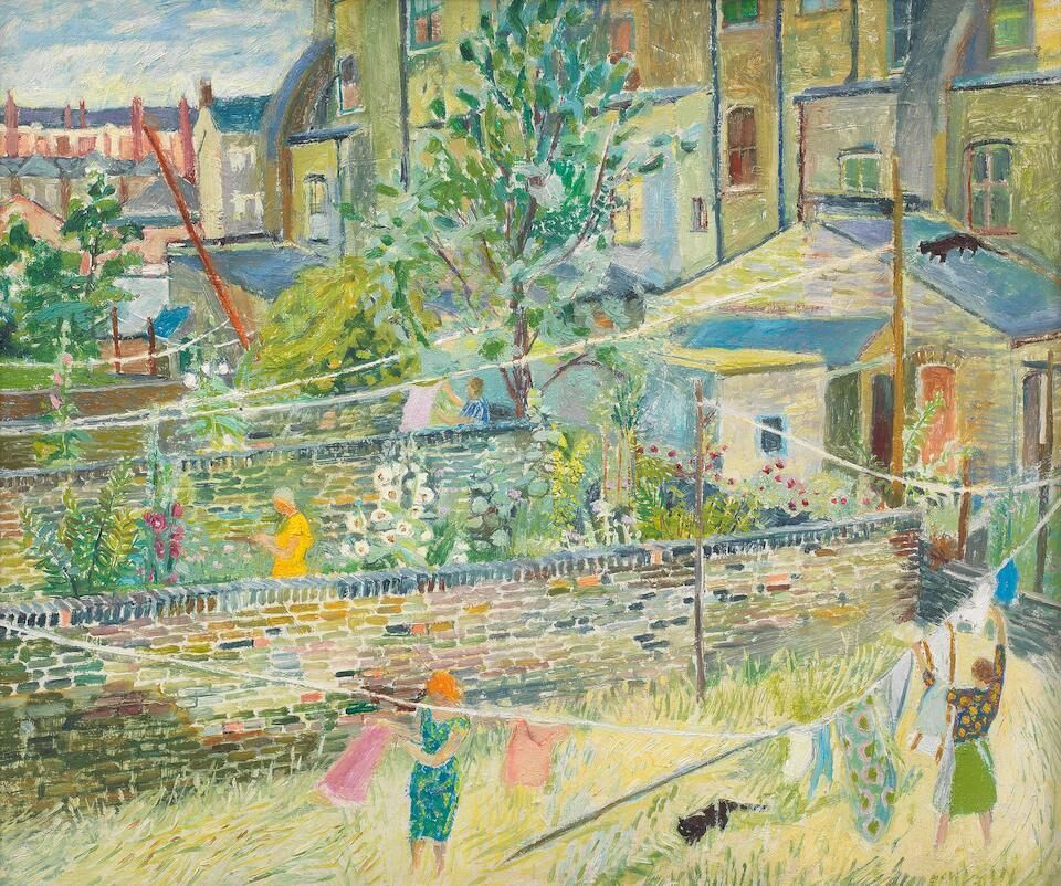 Hanging washing