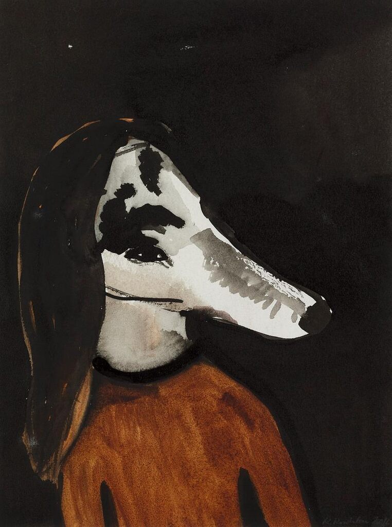 Study for Artist as a Dog