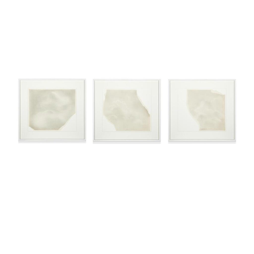 Untitled (Torn Cloud Drawing); Untitled (Torn Cloud Drawing); Untitled (Torn Cloud Drawing)