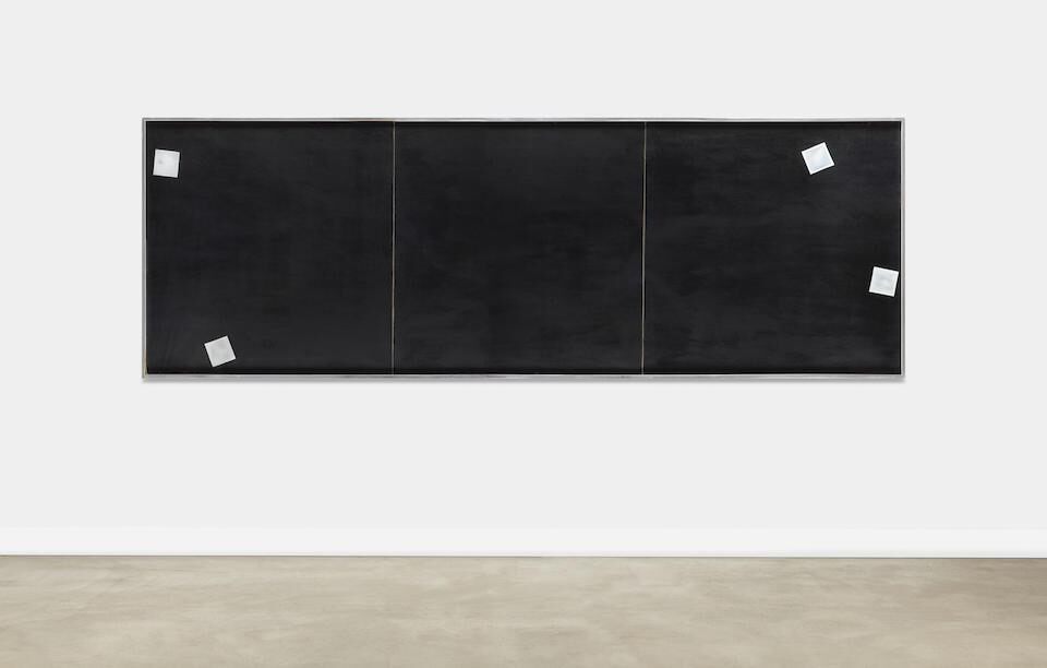 Untitled (Black Photo Cloud Triptych), -70