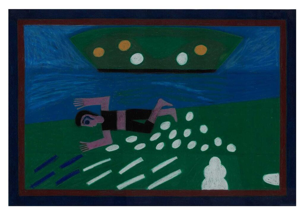 Untitled (Man Swimming)