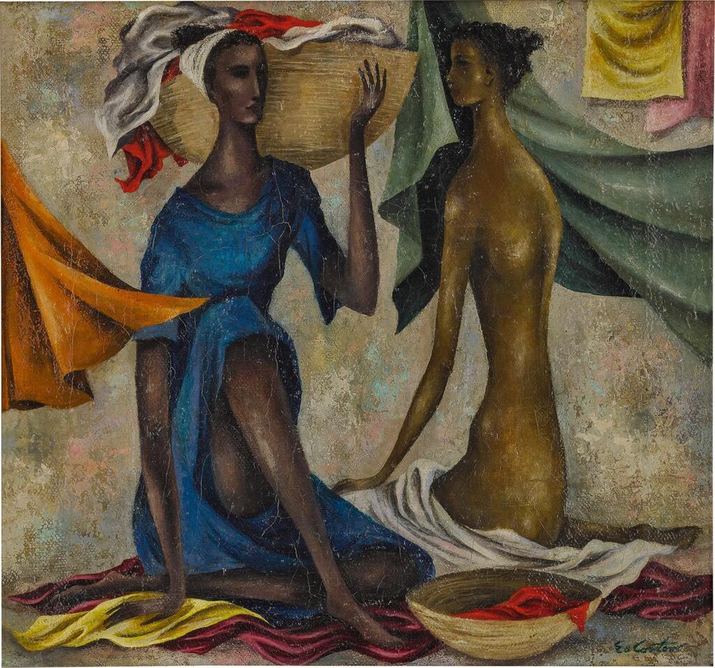 Untitled (Two Seated Figures)