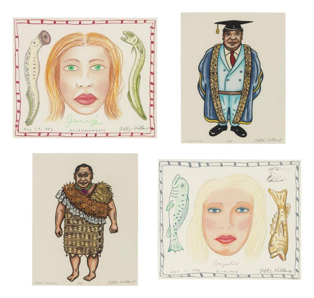 (i) Jenny (from the series Icelandic Women and Fish); (ii) Chancellor; (iii) Royal Wedding; (iv) Bryndis (from the series Icelandic Women and Fish)
