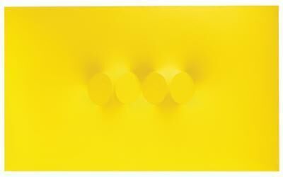 Untitled (quattro ovali gialli)