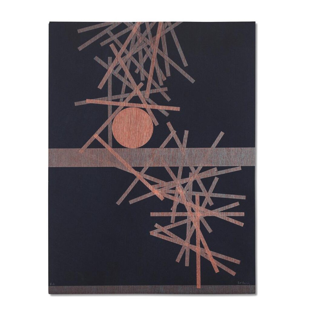 40 barres et un cercle sur 2 traverses