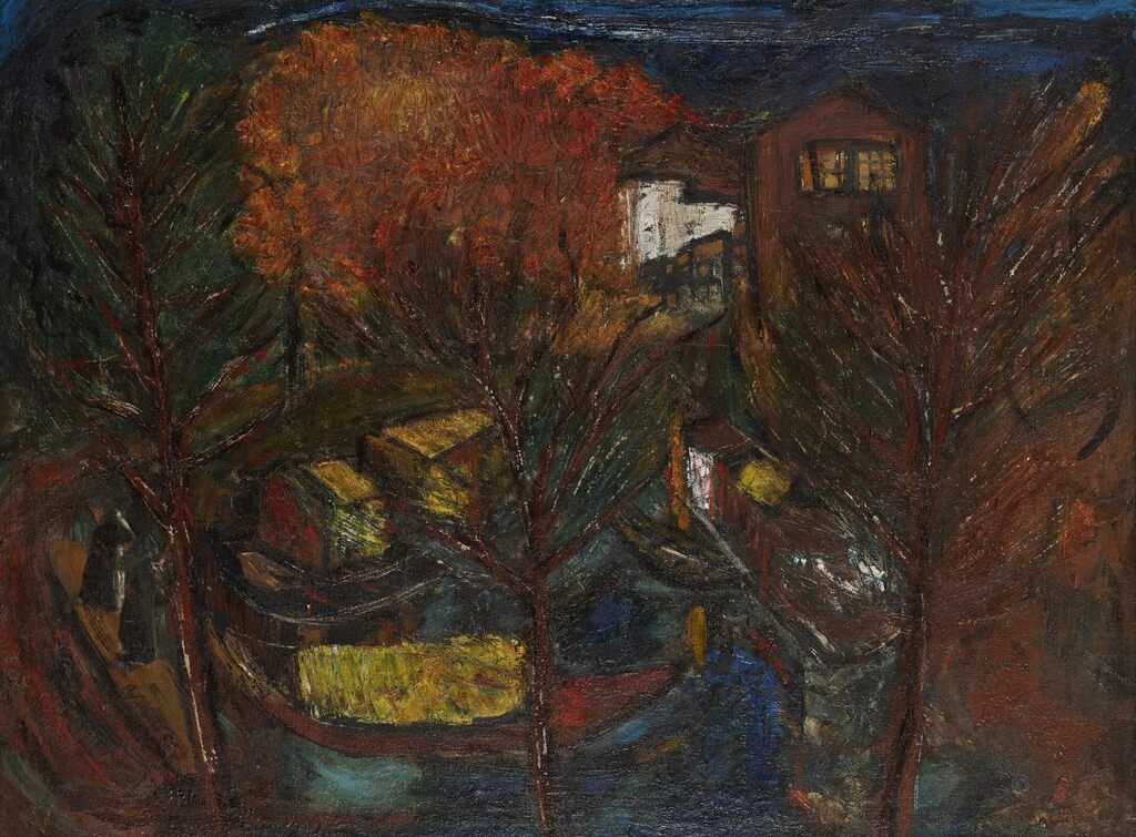 Untitled (Shikaras in Kashmir)