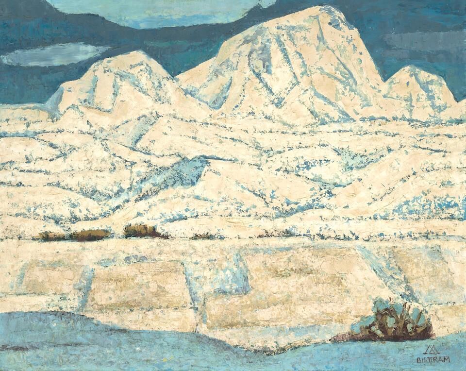 Taos Mountain in Winter