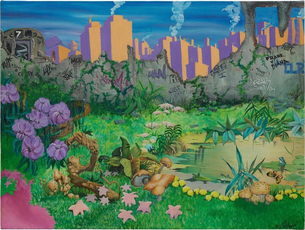 Untitled (Idyllic Scene with 7 Train)