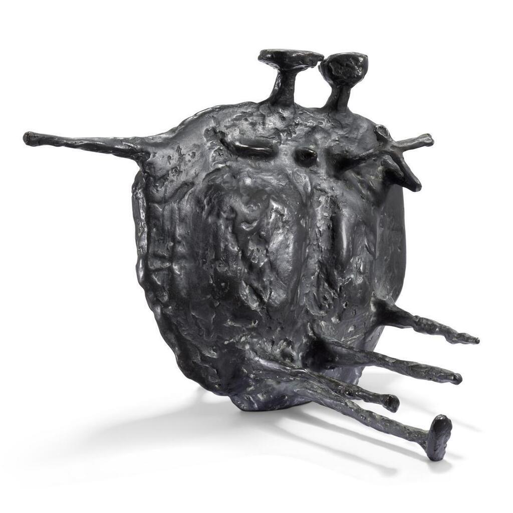 Two Seated Figures (small version B with crossed arms)
