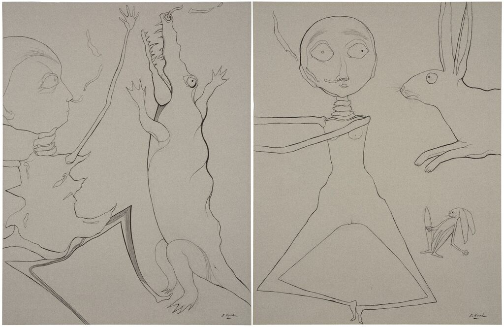 Two works: (i) Crocodile Jubilation; (ii) Other Premonitions