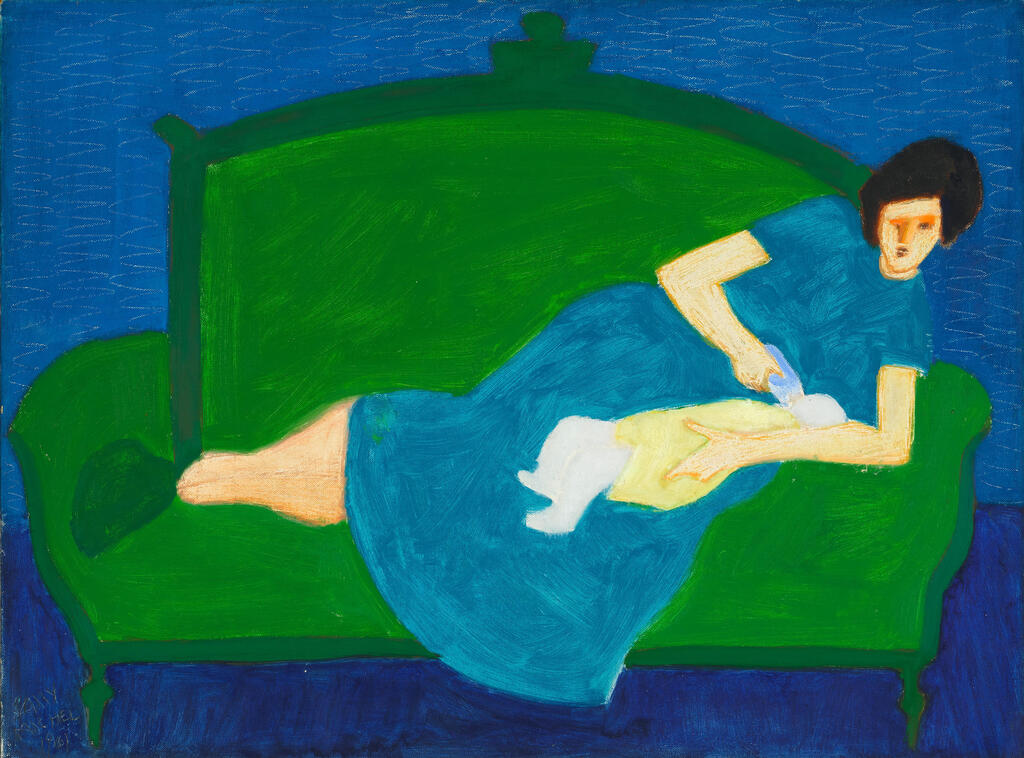 Mother in Blue