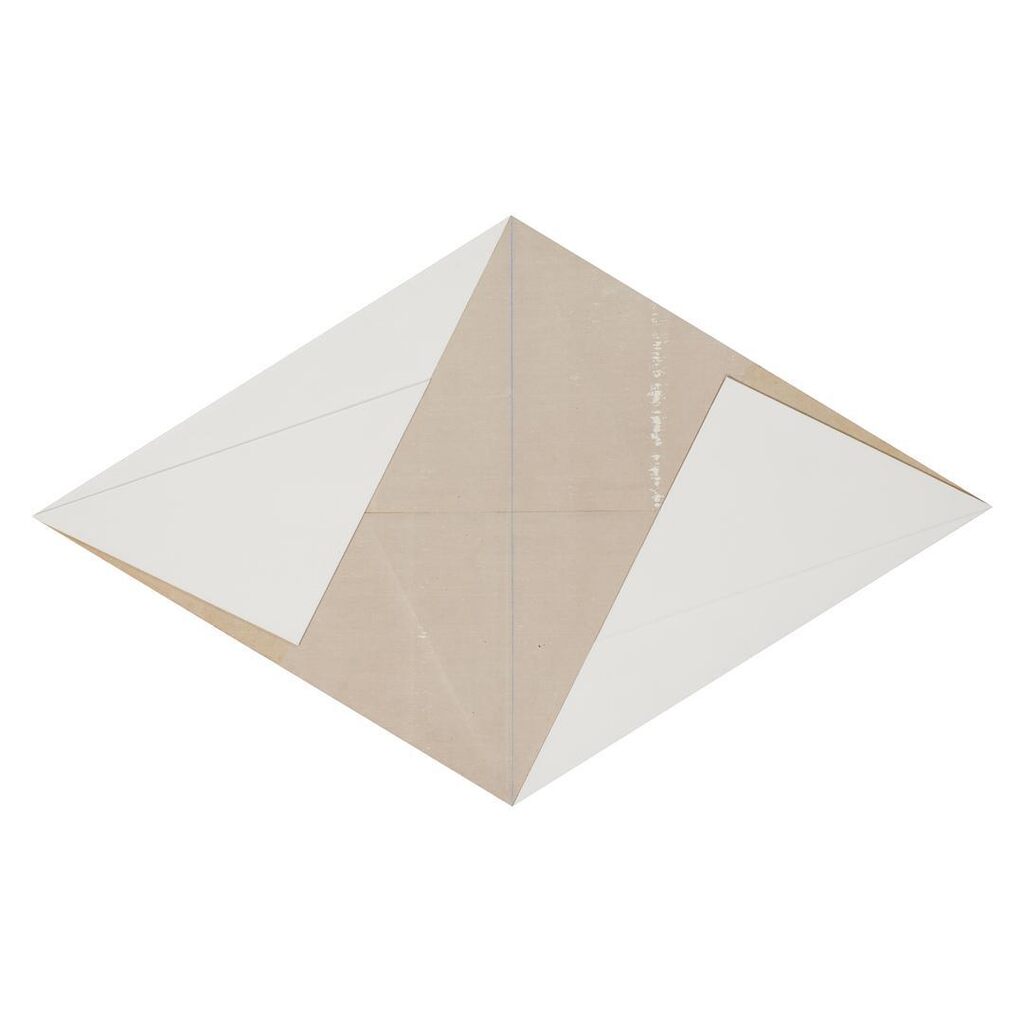 Golden Section Painting: Parallelogram with 2 White Triangles
