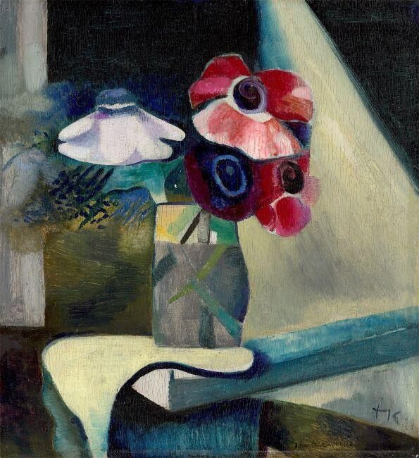 Still life with anemones