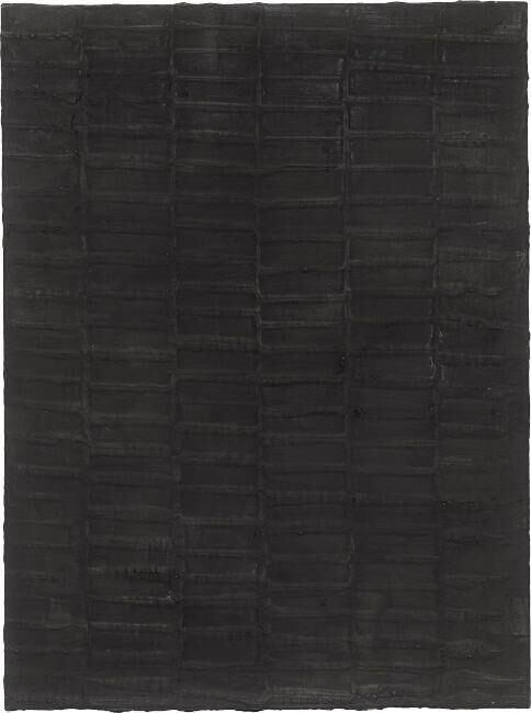 Untitled, from the series ”Schwarze Relief-Gemälde”