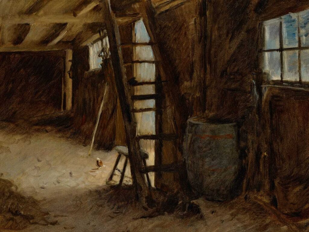 Interior of a Barn: Medfield