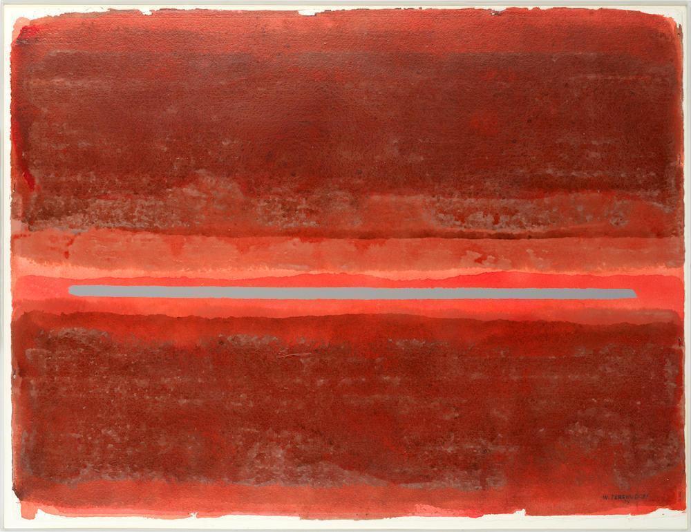 Colour field study in red