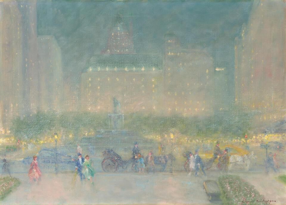 5th Avenue Looking South From 59th Street (Nocturne)