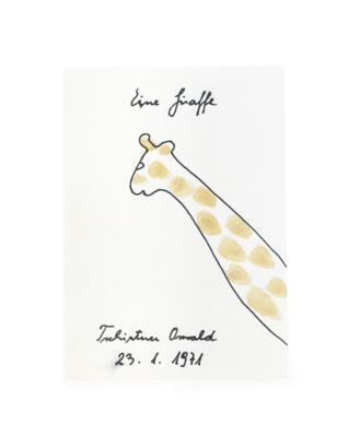 "A giraffe"