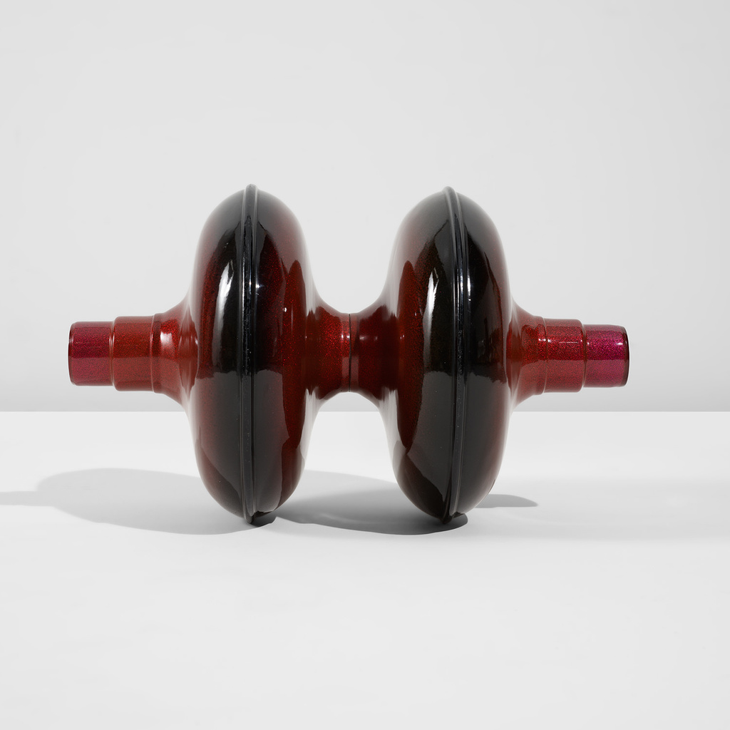 Untitled (Red Double Wheel)