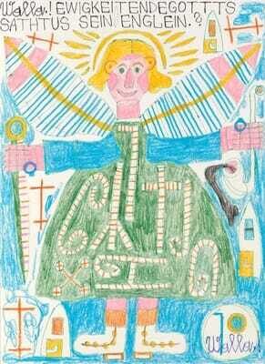 "Walla.! Ewigkeitendegottts Sathtus Sein Englein.? Walla.!" (Walla.! Eternity End God’s Says His Little Angel.? Walla.!)
