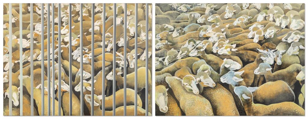 Sans Titre (Bergerie) (Diptych)