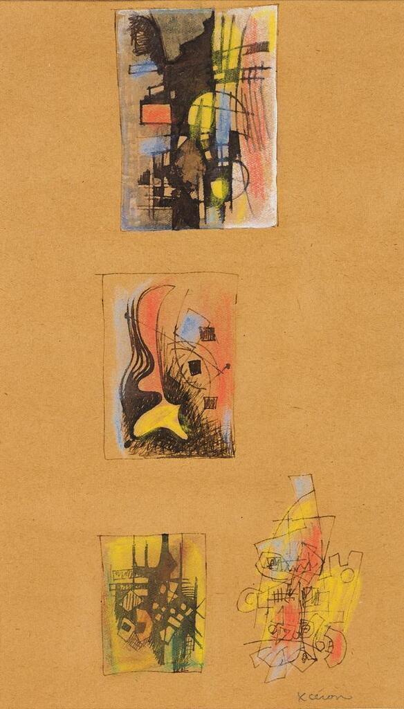 i) Composition 44; ii) Untitled, (No. 69)