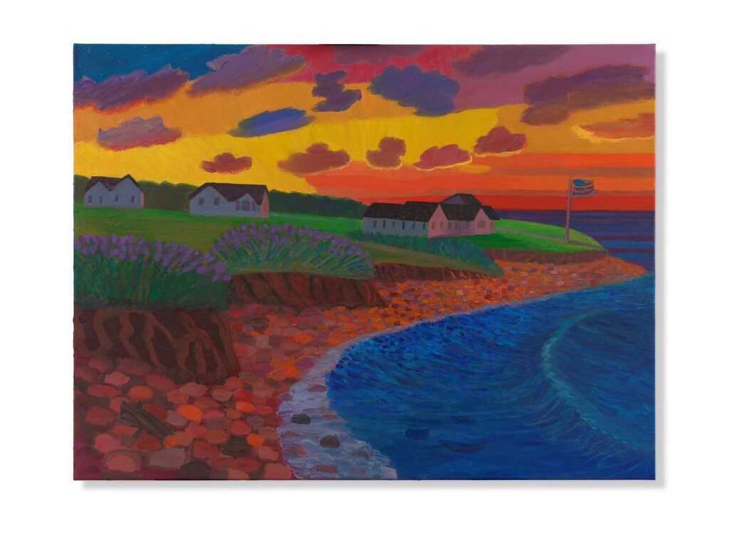 Sunset at Warhol's