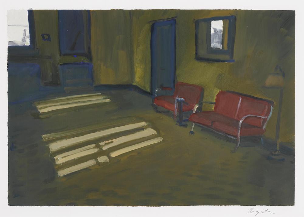 Untitled (Red Couches)