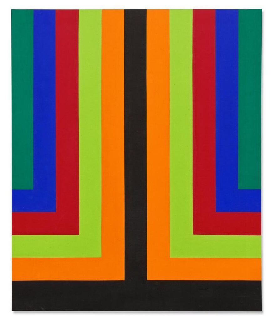 Orange, Green, Red and Blue