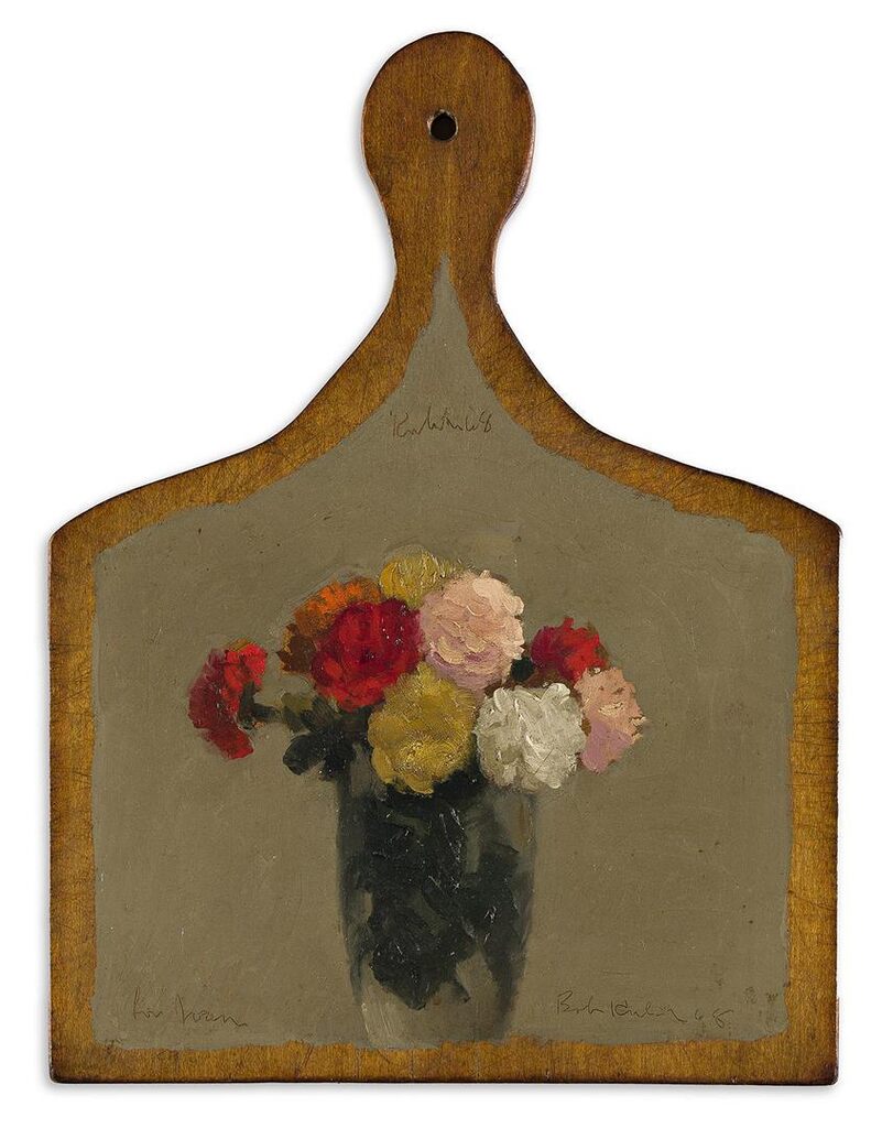 Zinnias in a Vase