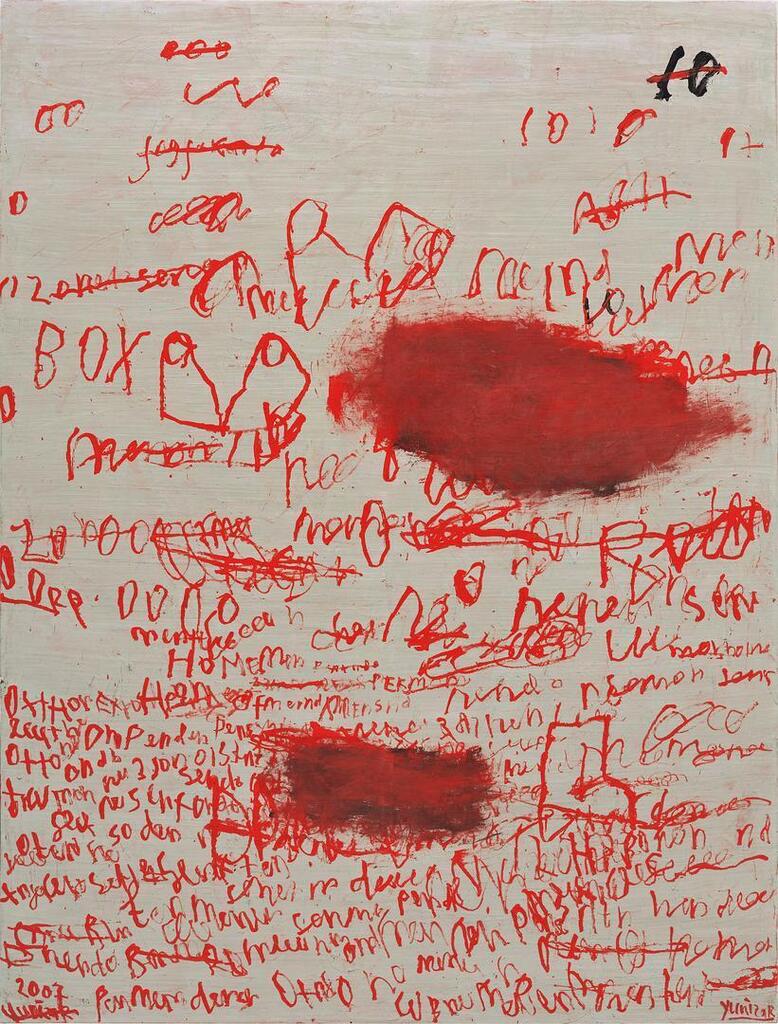 Teks & Coretan Merah (Text & Red Scribble)