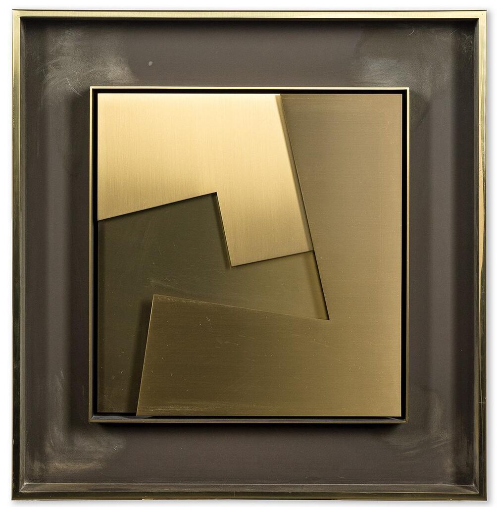 Three Layer Bronze Relief